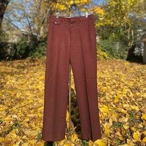 Vintage Broomsticks by Glen Oaks 70s Dress Flare Trousers